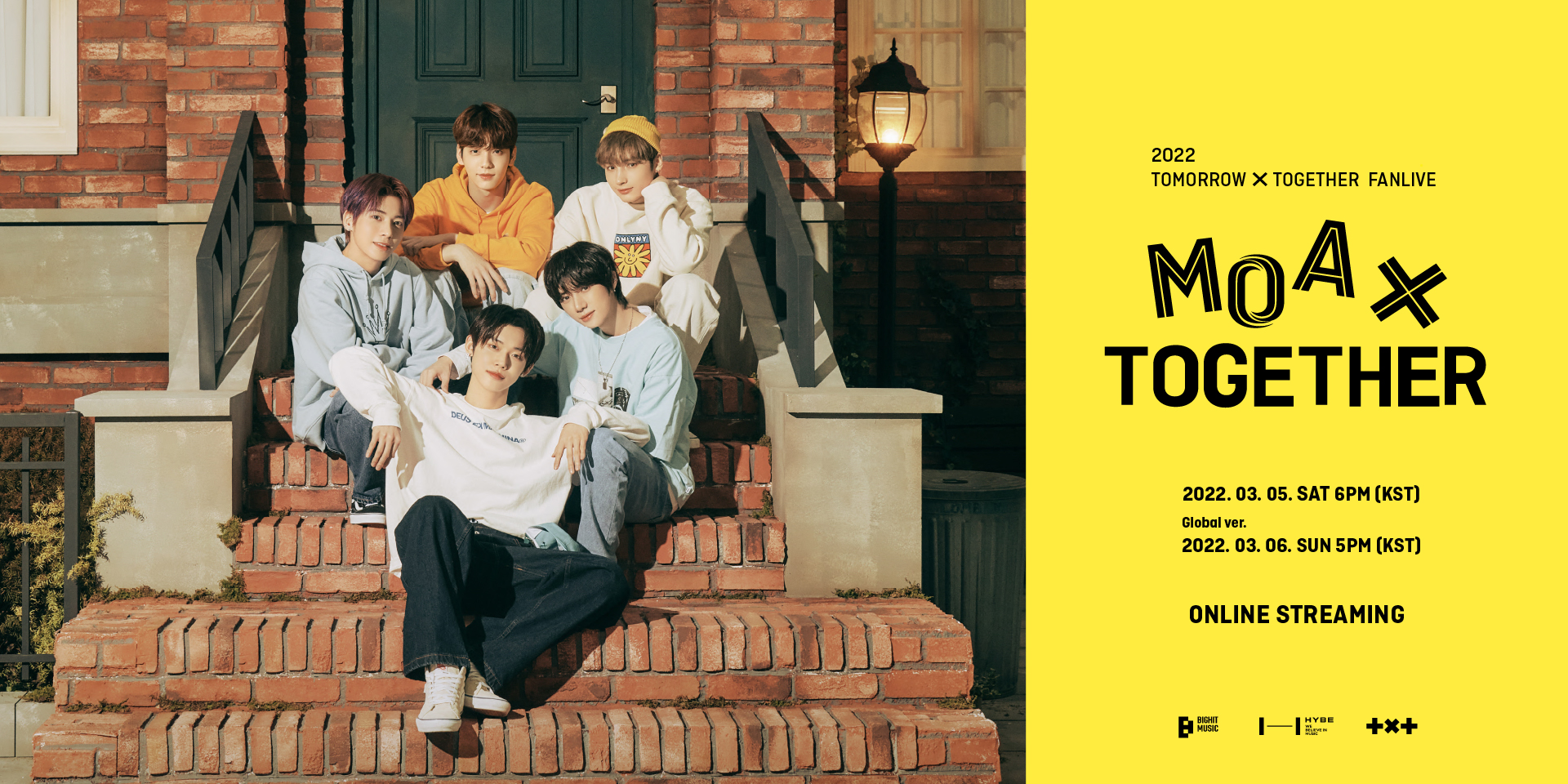 Weverse Concerts | 2022 TXT FANLIVE MOA X TOGETHER