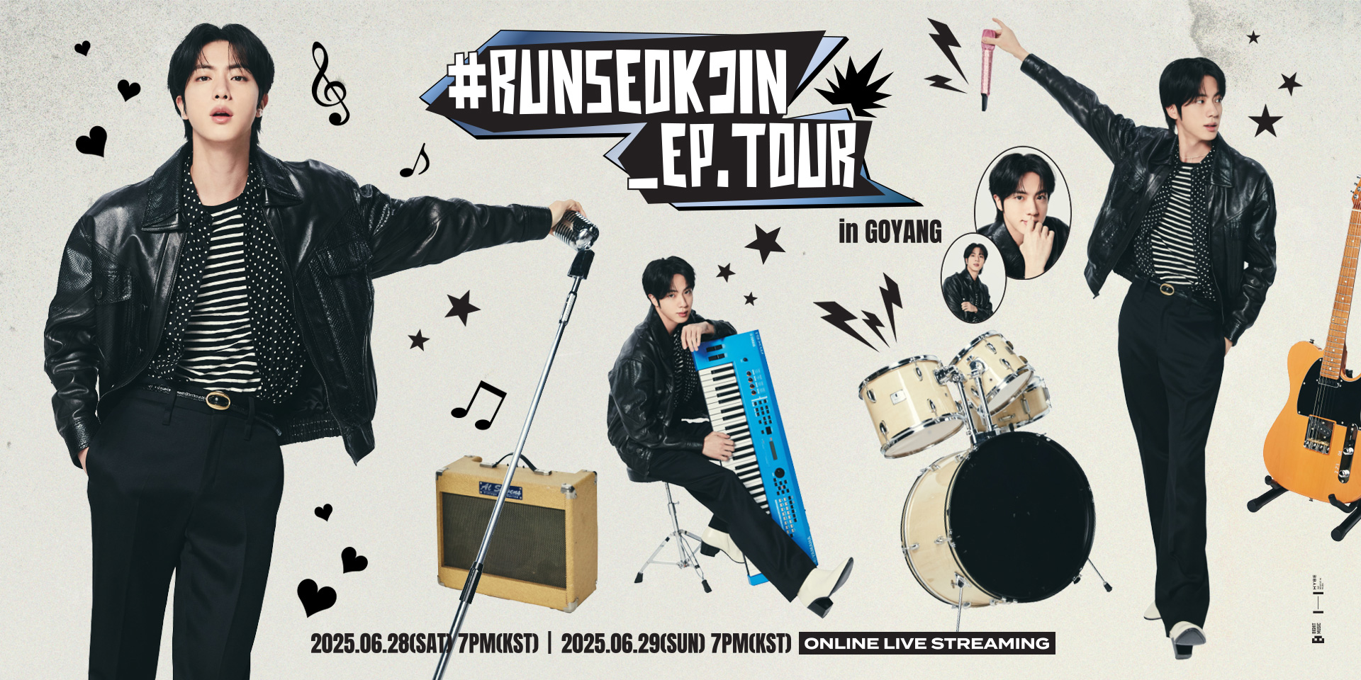 Promotional image of Jin for his concert
